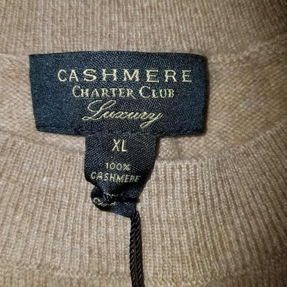 Charter Club Sweaters - 100% 2ply cashmere wool crewneck jumper sweater